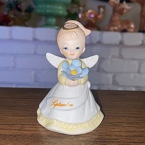 COPY - Vintage Lefton China September Birthday Angel